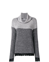 Liu Jo Patterned Turtleneck Sweater