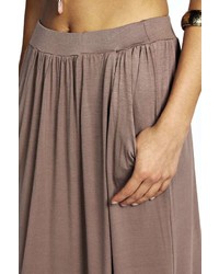 Boohoo Lizbeth Pocket Front Jersey Maxi Skirt