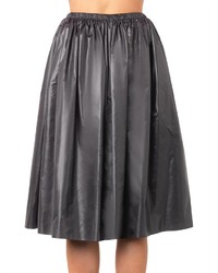 Christopher Kane Ruched Nylon Midi Skirt