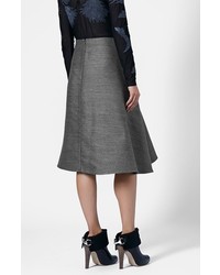 Topshop Unique A Line Midi Skirt