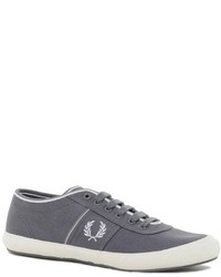Fred Perry Woodford Twill Sneakers Grey