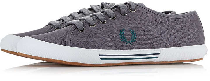 fred perry grey shoes