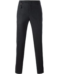 Charcoal Polka Dot Pants for Men | Lookastic