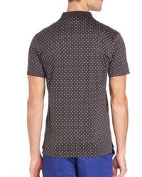 J. Lindeberg Golf Bespoken Dotted Jersey Polo
