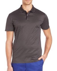 J. Lindeberg Golf Bespoken Dotted Jersey Polo