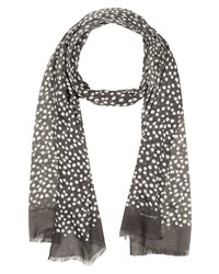 Rebecca Minkoff Scattered Dot Scarf In Grey At Nordstrom