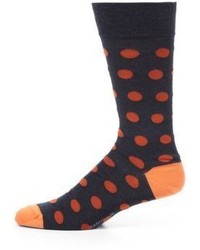 Marcoliani Polka Dot Cotton Blend Socks