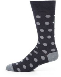 Marcoliani Polka Dot Cotton Blend Socks