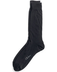 Cole Haan Pin Dot Mid Calf Dress Socks