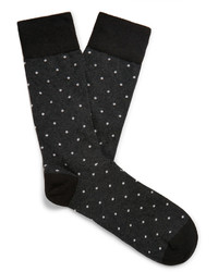Corgi Polka Dot Cotton Blend Socks