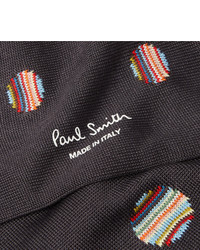 Paul Smith Polka Dot Mercerised Cotton Blend Socks