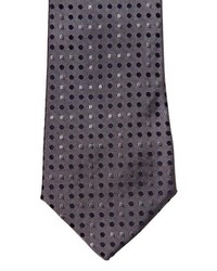 Giorgio Armani 8cm Polka Dot Silk Jacquard Tie