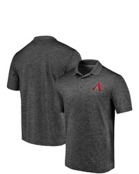 FANATICS Branded Charcoal Arizona Diamondbacks Standard Bearer Space Dye Polo