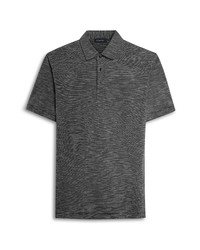 Bugatchi Comfort Cotton Polo In Black At Nordstrom
