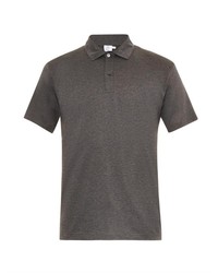 Sunspel Cotton Jersey Polo Shirt