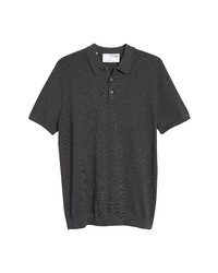 Selected Homme Cotton Polo In Antracit At Nordstrom