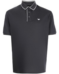 Emporio Armani Embroidered Logo Polo Shirt