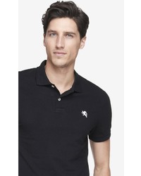 Express Fitted Small Lion Pique Polo
