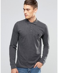 French Connection Long Sleeve Polo Shirt