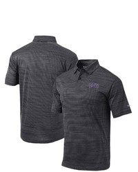 Columbia Golf Charcoal Tcu Horned Frogs Omni Wick Set Polo At Nordstrom