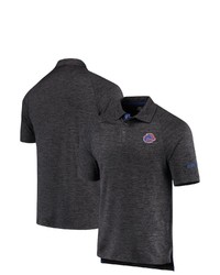 Colosseum Heathered Black Boise State Broncos Down Swing Polo In Heather Black At Nordstrom