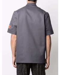 Heron Preston Label Fr Cuts Shirt Dark Grey