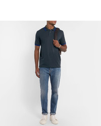 Paul Smith Ps By Slim Fit Contrast Tipped Cotton Polo Shirt