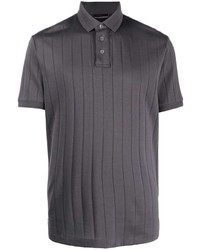 Emporio Armani Ribbed Knit Cotton Polo Shirt