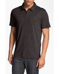RVCA Sure Thing Polo Charcoal Heather Large