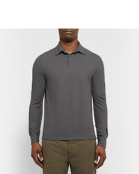 Incotex Slim Fit Cotton Jersey Polo Shirt