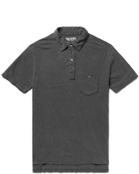 Todd Snyder Slub Cotton Jersey Polo Shirt