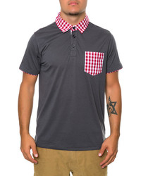 Filthy Etiquette The Prescott Polo In Charcoal