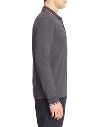 Moncler Tipped Long Sleeve Polo