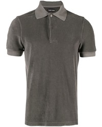 Tom Ford Towelling Effect Cotton Polo Shirt