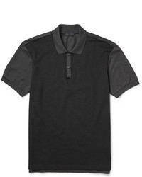 Lanvin Two Tone Panelled Polo Shirt