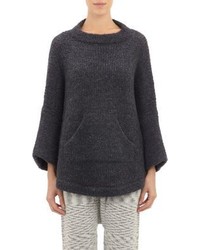 Lauren Manoogian Boucl Poncho Sweater