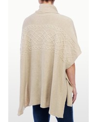 NYDJ Cable Knit Cowl Neck Poncho