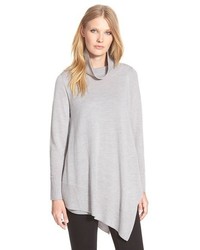 Eileen Fisher Poncho Style Merino Jersey Sweater