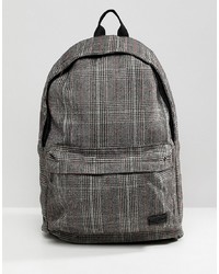 New Look Backpack In Brown Check Pattern