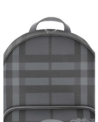 Burberry Ekd London Check And Leather Backpack