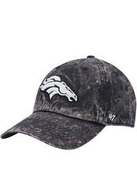 '47 Black Denver Broncos Gamut Clean Up Adjustable Hat At Nordstrom