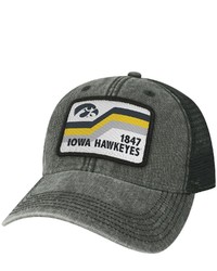 LEGACY ATHLETIC Black Iowa Hawkeyes Sun Bars Dashboard Trucker Snapback Hat At Nordstrom