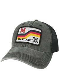 LEGACY ATHLETIC Black Maryland Terrapins Sun Bars Dashboard Trucker Snapback Hat At Nordstrom