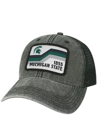 LEGACY ATHLETIC Black Michigan State Spartans Sun Bars Dashboard Trucker Snapback Hat At Nordstrom