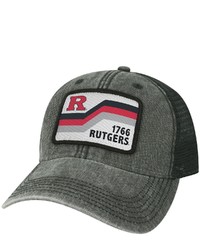 LEGACY ATHLETIC Black Rutgers Scarlet Knights Sun Bars Dashboard Trucker Snapback Hat At Nordstrom