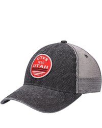 LEGACY ATHLETIC Black Utah Utes Sunset Dashboard Trucker Snapback Hat