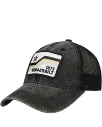 LEGACY ATHLETIC Black Vanderbilt Commodores Sun Bars Dashboard Trucker Snapback Hat