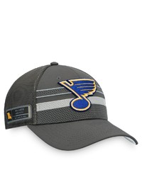 FANATICS Branded Charcoal St Louis Blues Home Ice Snapback Hat At Nordstrom