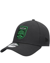 New Era Charcoal Austin Fc Team Basic 39thirty Flex Hat