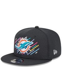 New Era Charcoal Miami Dolphins 2021 Nfl Crucial Catch 9fifty Snapback Adjustable Hat At Nordstrom